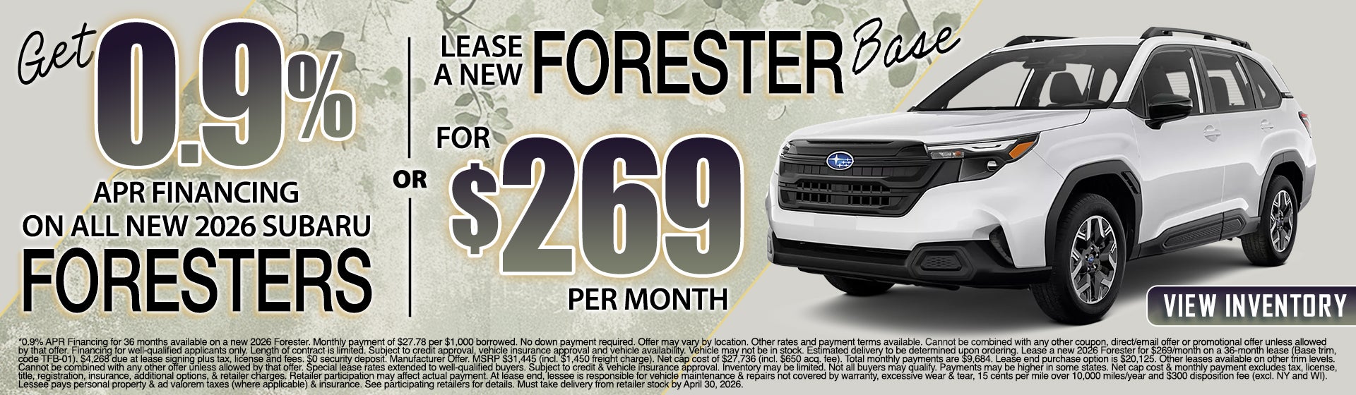 2026 Subaru Forester