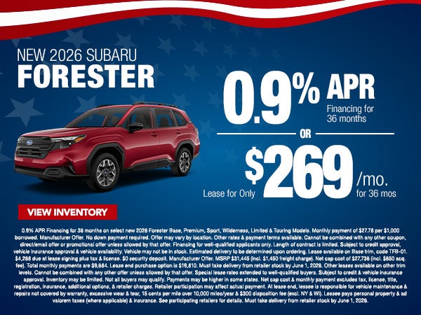 2026 Subaru Forester