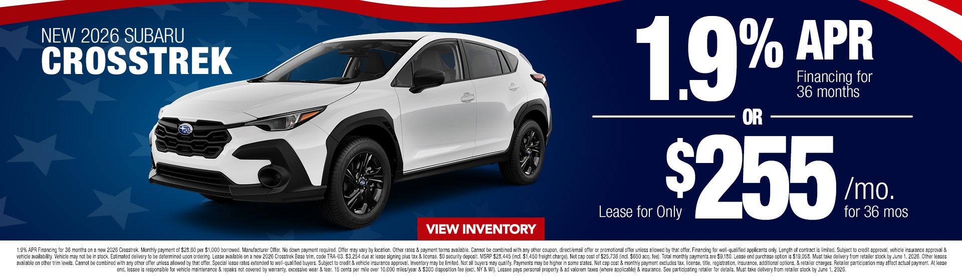 2026 Subaru Crosstrek