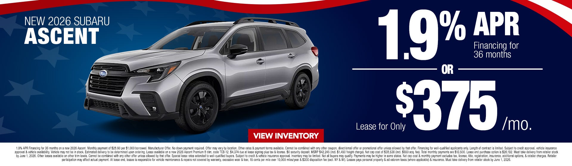 2026 Subaru Ascent
