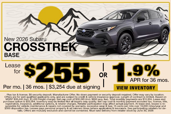 2026 Subaru Crosstrek