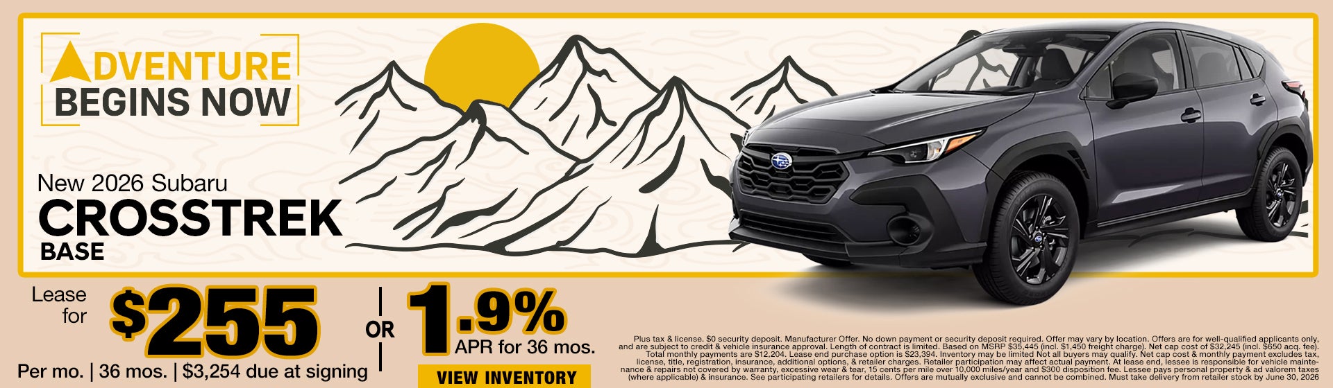 2026 Subaru Crosstrek