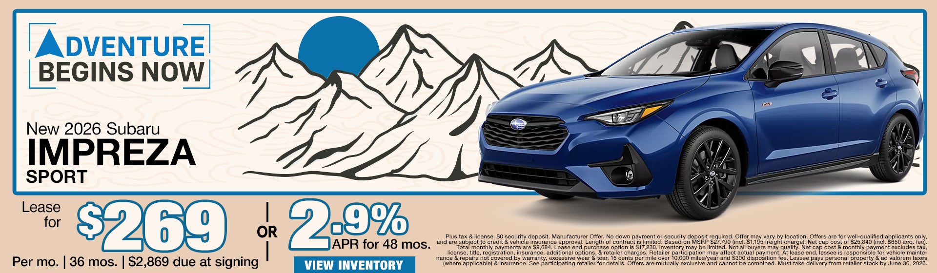 2026 Subaru Impreza