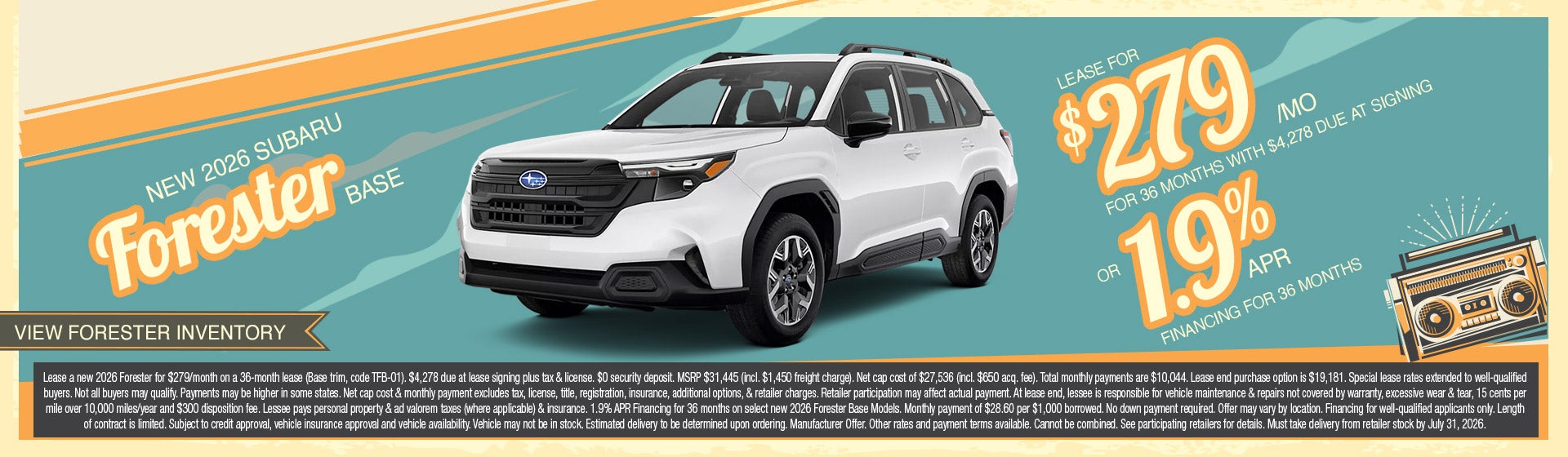 2026 Subaru Forester
