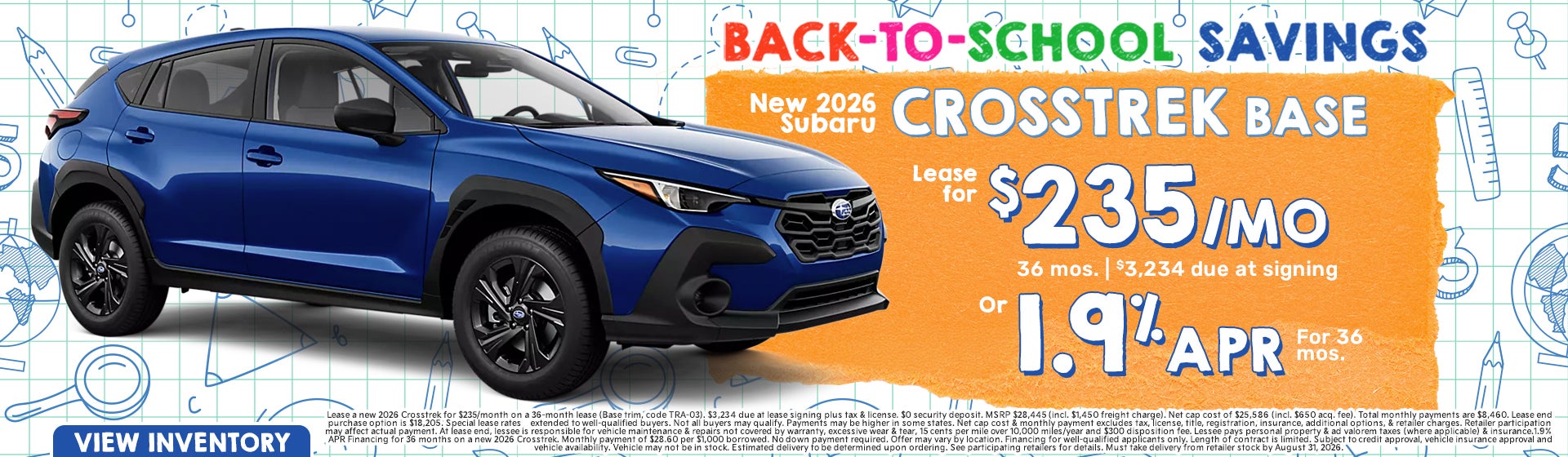 2026 Subaru Crosstrek