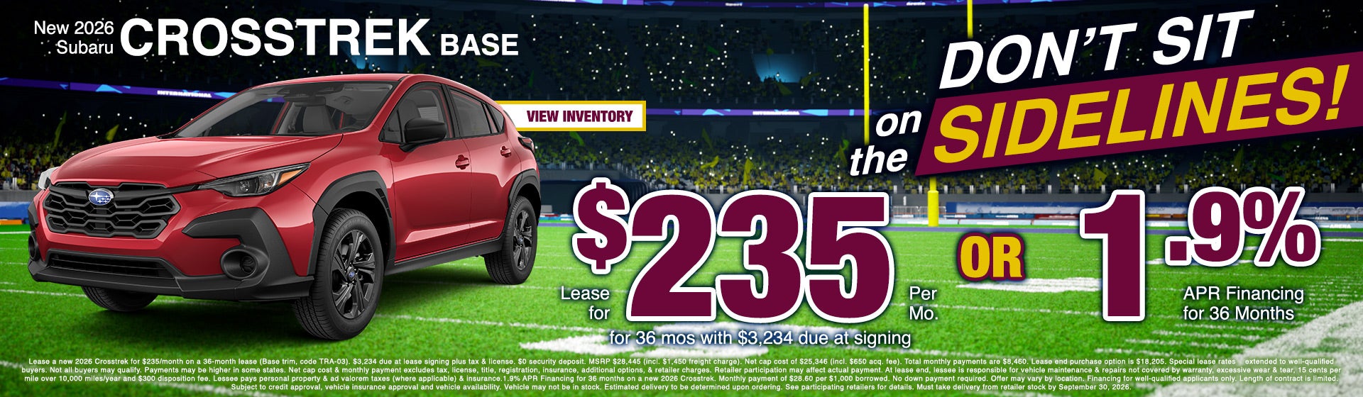 2026 Subaru Crosstrek