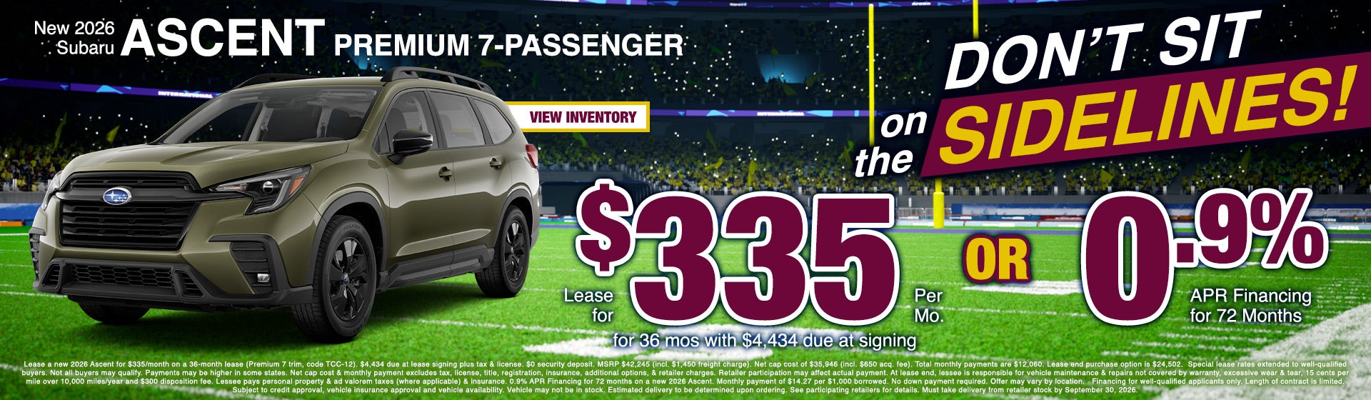 2026 Subaru Ascent