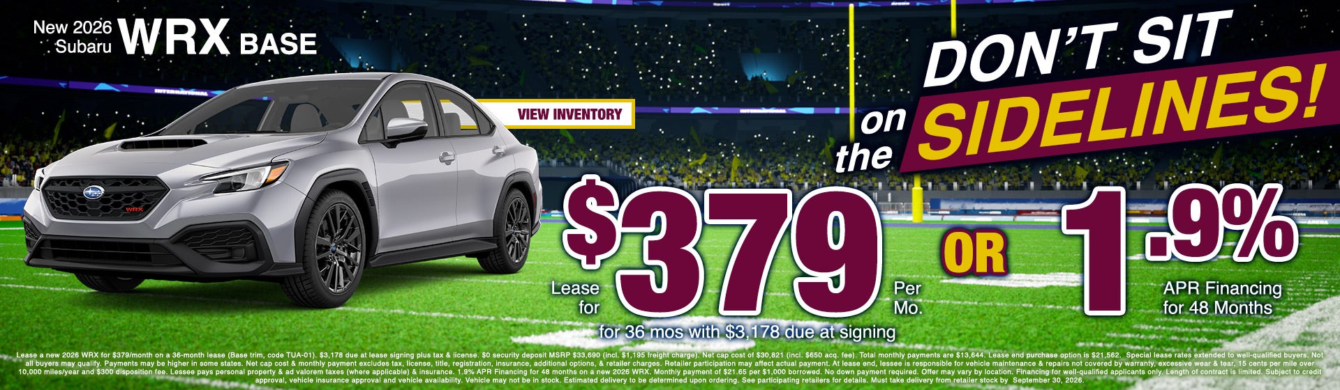 2026 Subaru WRX