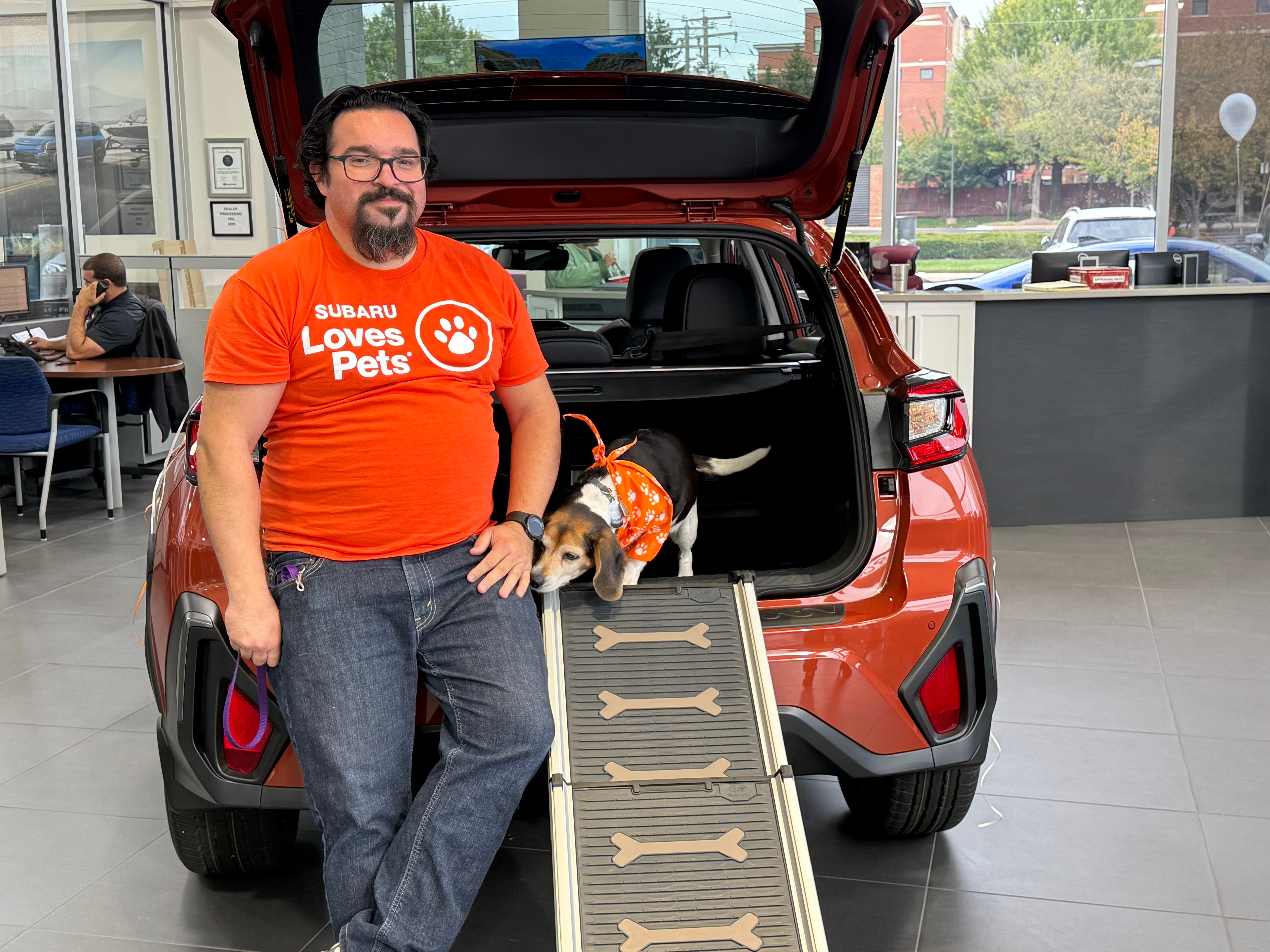 Friends of Homeless Animals adoption event hosted by Dulles Motorcars Subaru