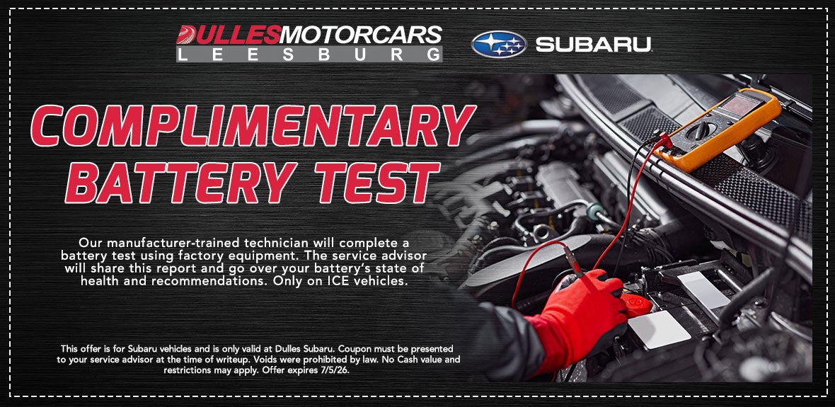 Complimentary Battery Test