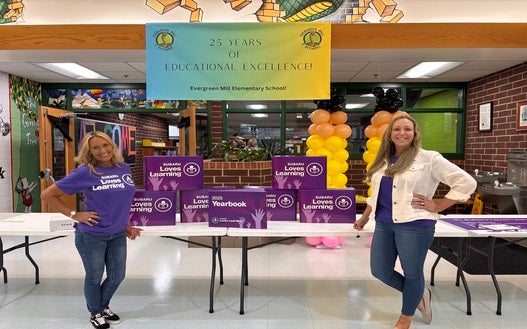 Dulles Subaru visits Evergreen Elementary School with School supplies for this upcoming school year!